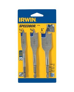 Irwin Speedbor 3-Piece Spade Bit Set