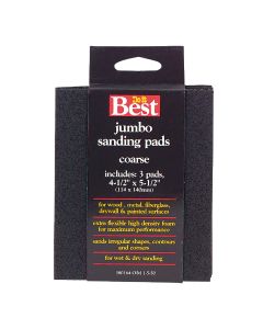 Do it Best Flex 4-1/2 In. x 5-1/2 In. x 1 In. 60 Grit Coarse Sanding Sponge (3-Pack)