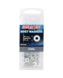 Channellock 1/8 in. Steel Rivet Washer (40-Pack)