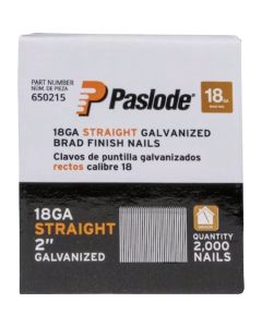 Paslode 2 In. 18-Gauge Galvanized Straight Brad Nails (2000 Ct.)