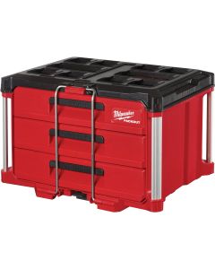 Milwaukee PACKOUT 3-Drawer Toolbox, 50 Lb. Capacity