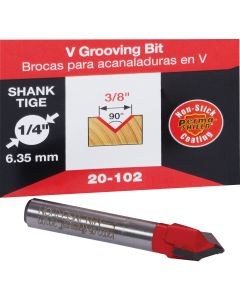 Freud Carbide Tip 3/8 In. V-Groove Bit