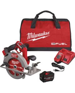 Milwaukee M18 FUEL Brushless 7-1/4 In. Cordless Circular Saw Kit with 12.0 Ah Battery & Rapid Charger