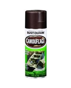 Rust-Oleum Camouflage 12 Oz. Flat Spray Paint, Earth Brown