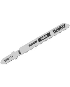 DeWalt T-Shank 3 In. x 18 TPI High Carbon Steel Jig Saw Blade, Medium Metal (5-Pack)