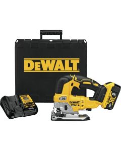 DeWalt 20 Volt MAX XR Lithium-Ion 5.0 Ah Brushless Cordless Jig Saw Kit