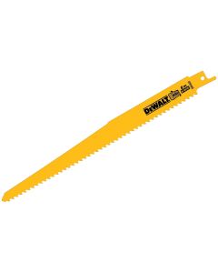 DeWalt 9 In. 6 TPI Wood Reciprocating Saw Blade (5-Pack)