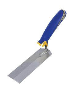 QEP 6 In. x 2 In. Flat Margin Trowel with Bucket Hook & Comfort Grip