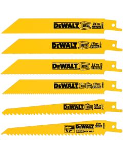 DEWALT 6-Piece Reciprocating Saw Blade Set