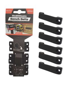 StealthMounts Bench Belts - Universal Tool Hangers (6 Pack)