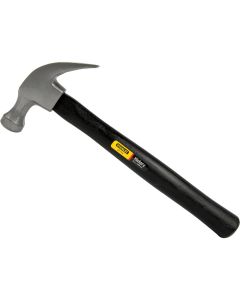 Stanley 13 Oz. Smooth-Face Curved Claw Hammer with Hickory Handle