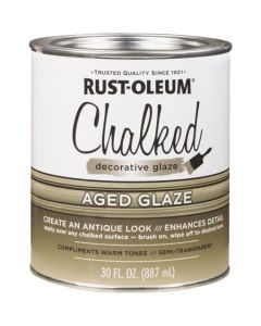 RUSTOLEUM CHALKED AGED GLAZE QT