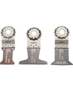 Fein Starlock E-Cut Precision Wood Cutting Oscillating Blade Set (3-Piece)