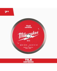 Milwaukee 7 In. Continuous Rim Tile Diamond Blade