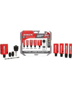 9pc Car Tip Hole Saw Set