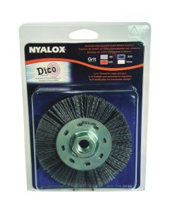 Dico Nyalox 4-1/2 In. Coarse Gray Angle Grinder Wheel Brush