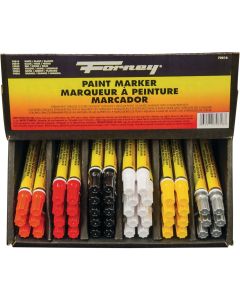 Forney 48-Piece Nib Point Paint Marker Display Set