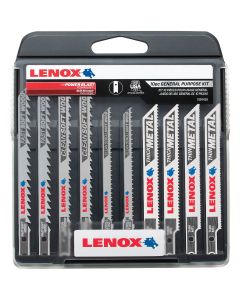 Lenox 10-Piece U-Shank General Purpose Jig Saw Blade Assortment