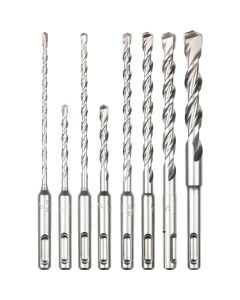 Milwaukee 8-Piece SDS Plus M/2 2-Cutter Drill Bit Kit