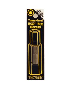 Best Way Tools 5/32 In. Hex Security 1 In. 1/4 In. Hex Screwdriver Bit