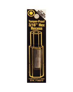 Best Way Tools 3/16 In. Hex Security 1 In. 1/4 In. Hex Screwdriver Bit