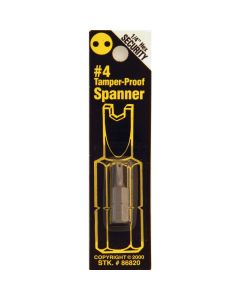 Best Way Tools #4 Spanner Security 1 In. 1/4 In. Hex Screwdriver Bit