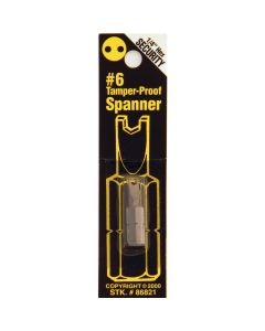 Best Way Tools #6 Spanner Security 1 In. 1/4 In. Hex Screwdriver Bit