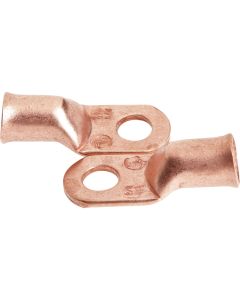 Forney #2 Cable x 3/8 In. Stud Copper Cable Lug (2-Pack)