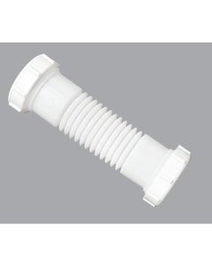 Do it 1-1/4 In. or 1-1/2 In. White Plastic Flexible Coupling and Elbow