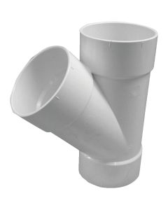 IPEX Canplas SDR 35 Hub 3 In. PVC Sewer and Drain Wye