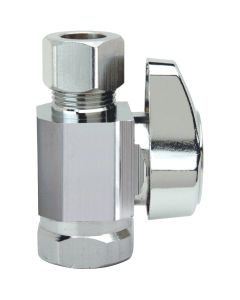 BrassCraft 3/8 In. FIP Inlet x 3/8 In. OD Tube Outlet Brass Straight Valve