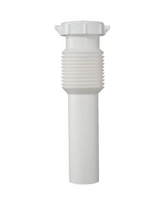 Do it 1-1/2 In. x 12 In. White Plastic Extension Tube