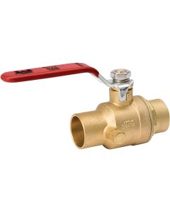 ProLine 3/4 In. C X 3/4 In. C Forged Brass Full Port Ball Valve