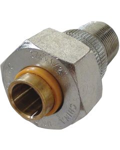 ProLine 3/4 In. MIPS x 1/2 In. Copper Sweat Brass Galvanized Dielectric Union