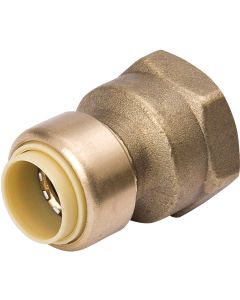 ProLine 1/2 In. x 3/4 In. FPT Brass Push Fit Adapter