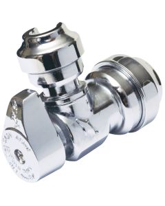 SharkBite 1/2 In. SB x 1/4 In. OD Quick Connect Angle Valve