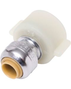 SharkBite 1/4 In. x 1/2 In. Push-to-Connect Brass Faucet Adapter