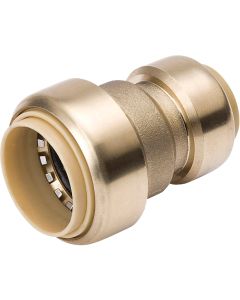 ProLine 1 In. x 3/4 In. Brass Push Fit Coupling