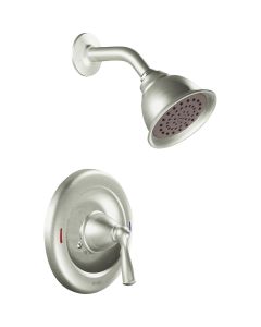 Moen Banbury Brushed Nickel 1-Handle Lever Shower Faucet