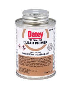 Oatey 4 Oz. Clear Pipe and Fitting Primer for PVC/CPVC