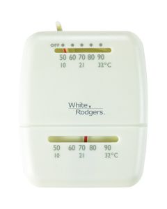 White Rodgers 24V Off-White Mechanical Thermostat