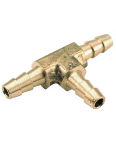 Anderson Metals 1/4 In. ID Brass Hose Barb Insert Tee