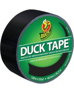 Duck Tape 1.88 In. x 20 Yd. Colored Duct Tape, Black