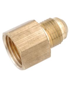 Anderson Metals 1/2 In. x 1/4 In. Brass Low Lead Female Flare Connector