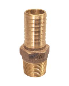 Merrill 1/2 In. MIP x 1/2 In. Insert Brass Hose Barb