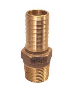 Merrill 1-1/4 In. MIP x 1-1/4 In. Insert Brass Hose Barb