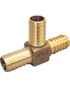 Merrill 3/4 In. Low Lead Brass Barbed Tee