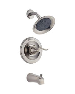 Delta Windemere Brushed Nickel Single-Handle Lever Tub & Shower Faucet