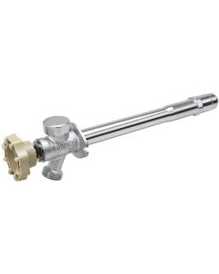 ProLine 1/2 In. Push Fit x 12 In. Multi-Turn Valve Frost Free Wall Hydrant