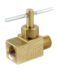 Anderson Metals 1/4 In. MIP x 1/4 In. FIP Brass Straight Needle Valve